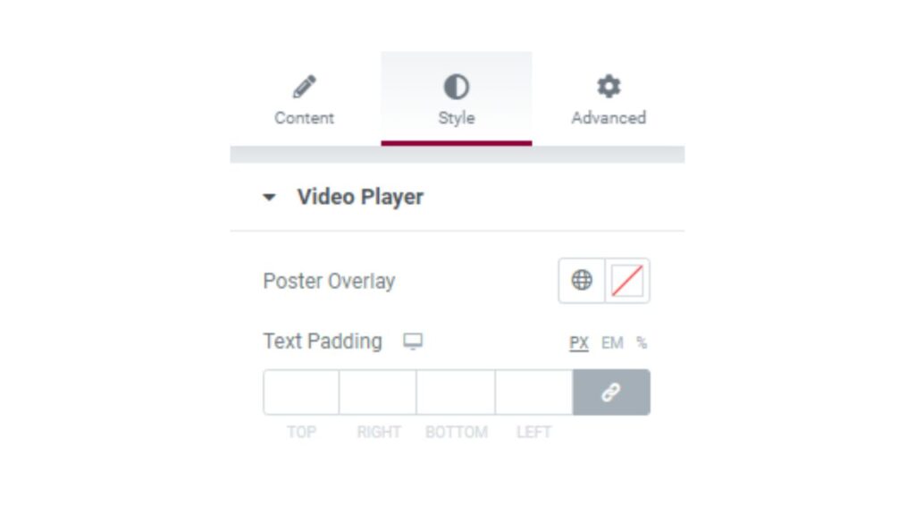 responsive video gallery widget